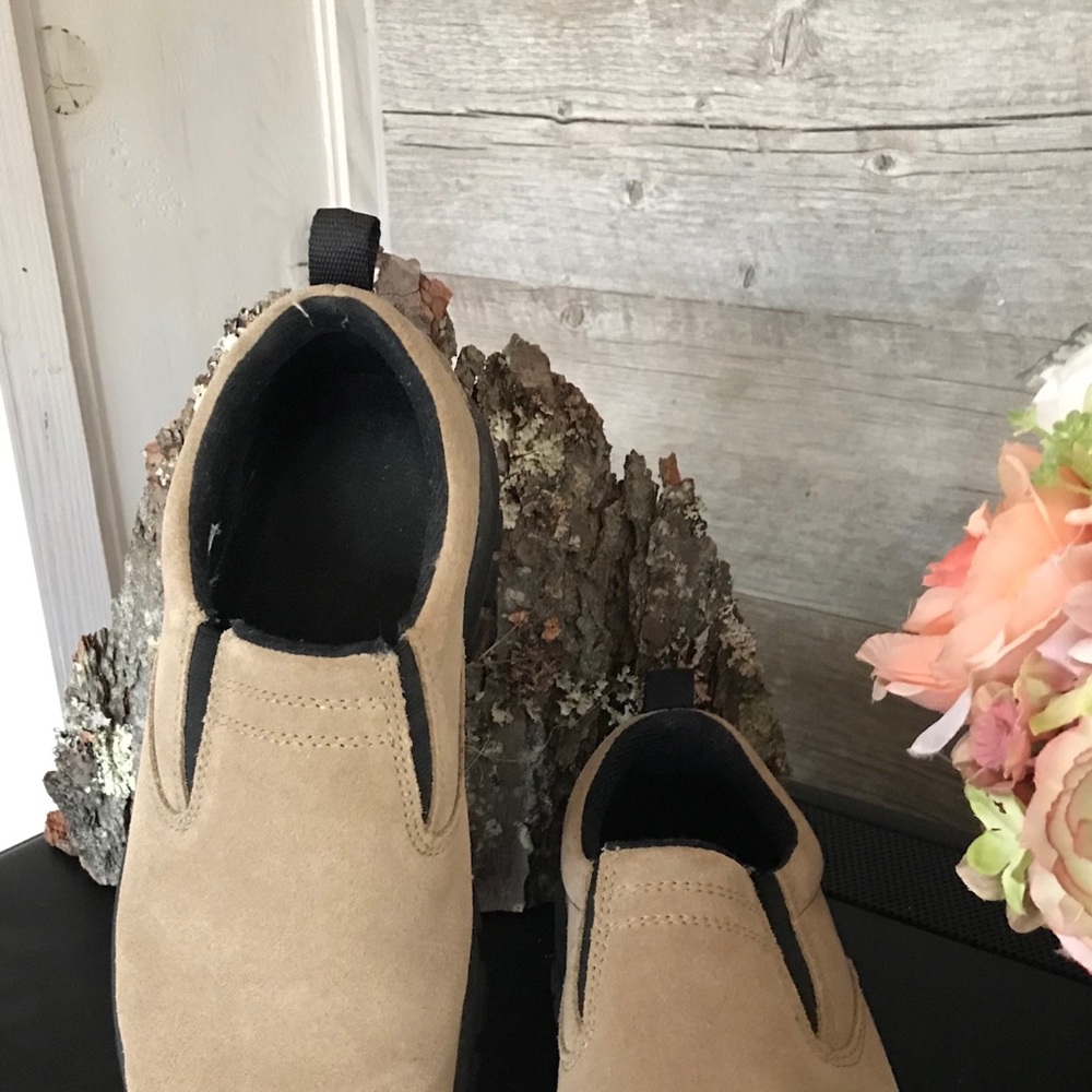 Lands End Suede Slip Ons
